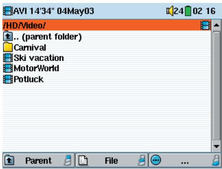 ARCHOS AV300 - Copier dans la racine de l'AV300 et mettre à jour - 3