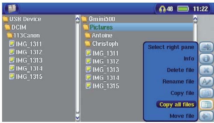 ARCHOS GMINI 500 - méthodes permettent de copier des photos sur votre Gmini™ 500 : - 2