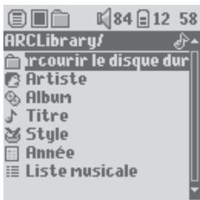 ARCHOS GMINI XS 202 - Particularités de l'ARCLibrary - 1