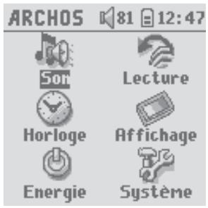 ARCHOS GMINI XS 202S - Modifier les paramètres audio - 1