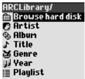 ARCHOS GMINI XS200 - Particularités de l'ARCLibrary - 1