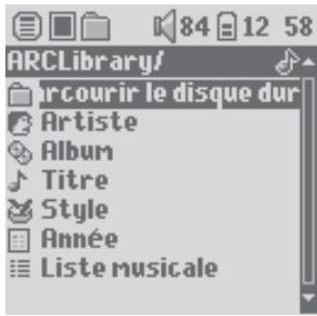 ARCHOS GMINI XS202 - Particularités de l'ARCLibrary - 1