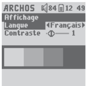 ARCHOS GMINI XS202 - Modifier les paramètres d'affichage - 3