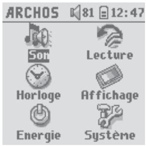 ARCHOS GMINI XS202 - Modifier les paramètres audio - 1