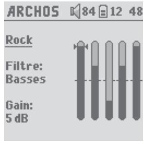 ARCHOS GMINI XS202S - Personnaliser l'égaliseur - 2