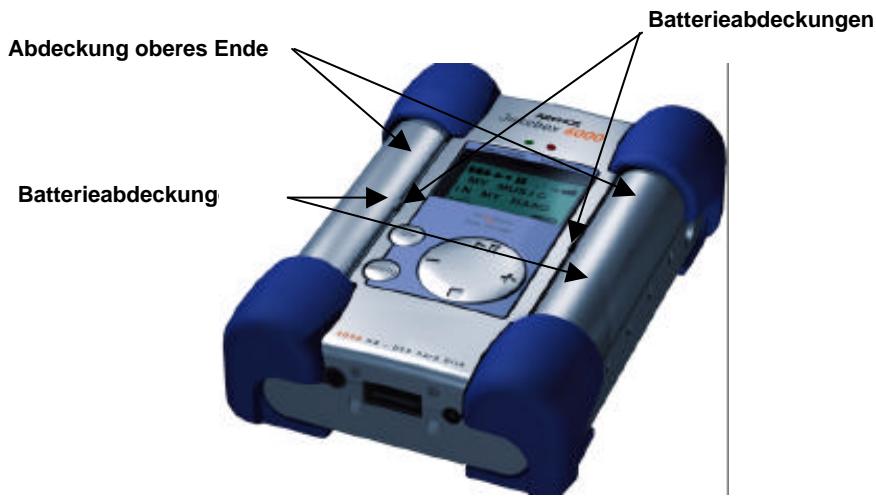 ARCHOS JUKEBOX STUDIO - Auswechseln der Batterien - 1