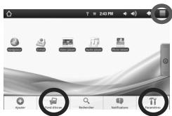 ARCHOS 7 HOME TABLET - Customizing the Home screen items - 2