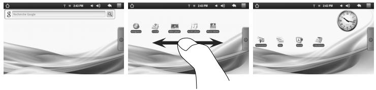 ARCHOS 7 HOME TABLET - Het uitgebreide beginscherm - 1