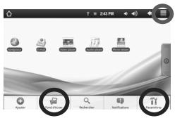 ARCHOS 7 HOME TABLET - Passen Sie die Elemente auf dem Desktop an - 2