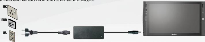 ARCHOS 9 PCTABLET - Installation et charge de la batterie - 1