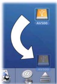 ARCHOS AV 500 - Mode Disque dur et Macintosh - 1