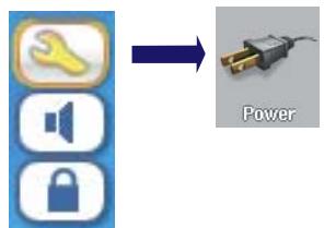 ARCHOS AV 500 - Éteindre l'AV 500 et économiser l'énergie de la batterie - 1