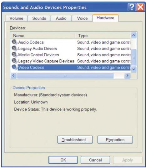 ARCHOS AV 500 - Codec audio MP3 - 1