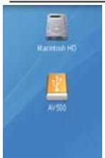 ARCHOS AV 500 - Macintosh™ OS X - 1