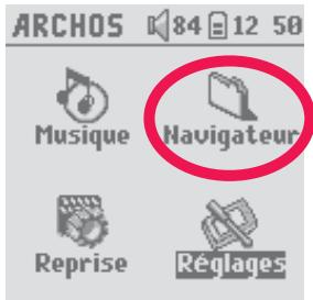 ARCHOS XS202 - Utiliser le navigateur - 1