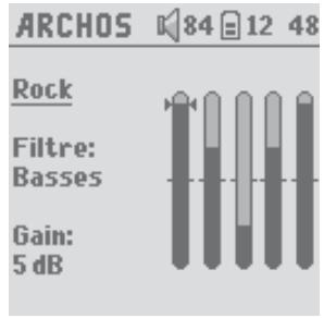 ARCHOS XS202 - Personnaliser l'égaliseur - 2