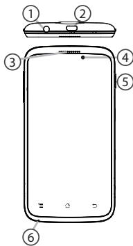 ARCHOS A40 - Description du téléphone - 1