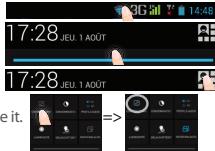 ARCHOS A40 - Activating the mobile data - 1