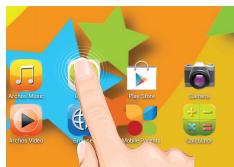 ARCHOS 80 CHILDPAD - The extended home screen: - 1