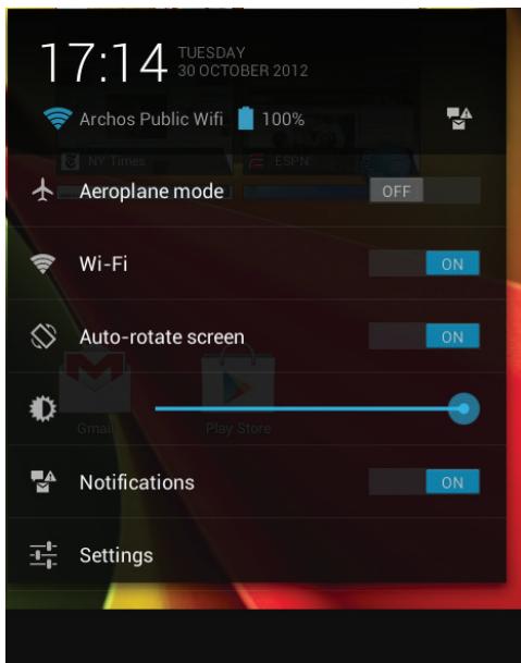 ARCHOS 101 HELIUM - A Interface Android™ - 1