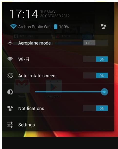 ARCHOS 101 HELIUM - Interfaccia Android™ - 1