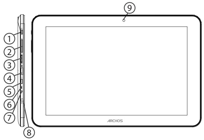 ARCHOS 101 HELIUM - Description de l'appareil - 1