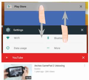 ARCHOS 101D PLATINUM - Les Applications récentes - 3