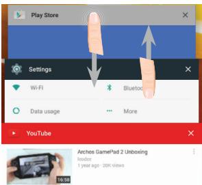 ARCHOS 101D PLATINUM - The Recent Apps - 3