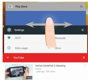 ARCHOS 101D PLATINUM - The Recent Apps - 2