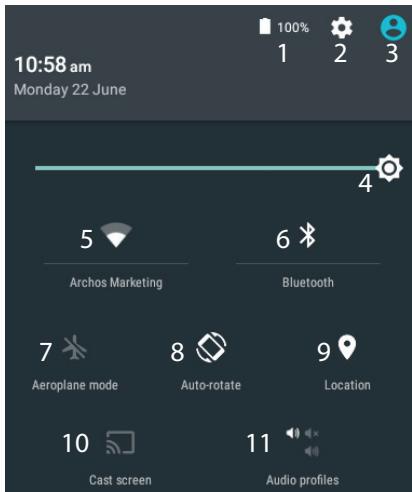 ARCHOS 101D PLATINUM - A Interface Android™ - 1
