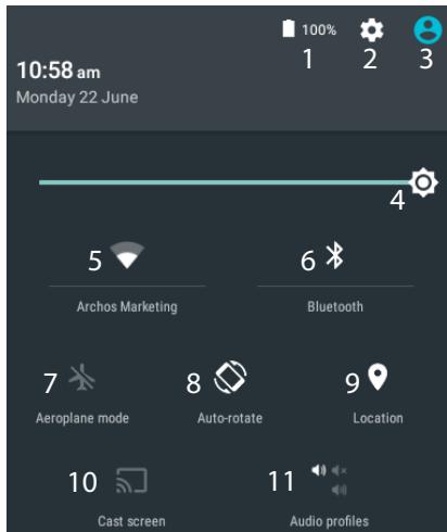 ARCHOS 70B HELIUM - Die Android™ Benutzeroberfläche - 1