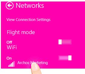 ARCHOS 80 CESIUM - Connessione a una rete wireless - 3