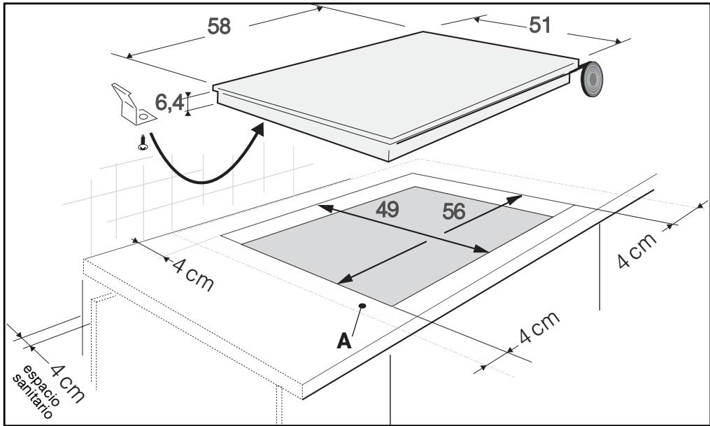 FAGOR I-200TR  - 02-08 - ELECCION DEL EMPLAZAMIENTO DE ENCASTRAMIENTO - 1