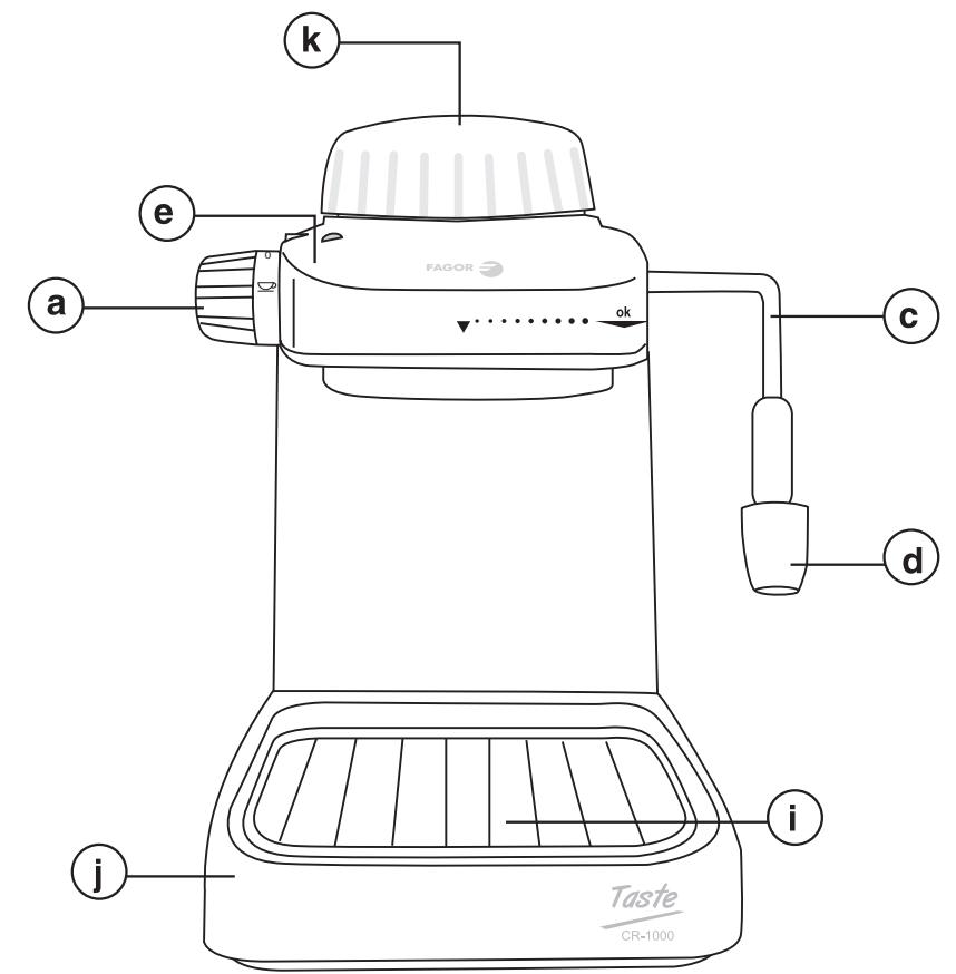 FAGOR CR-1000 - 2008 - CAFETERA EXPRESO / CAFETEIRA EXPRESSO / ESPRESSO - 5