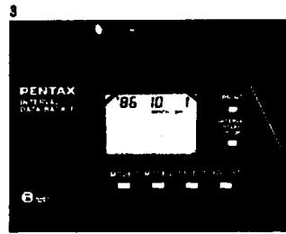 PENTAX INTERVAL DATA BACK - HOW TO INSERT THE BATTERIES - 3
