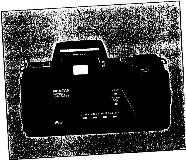 PENTAX INTERVAL DATA BACK - INTERVAL DATA BACK F - 1
