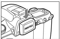 PENTAX MZ-6 - Comment empêcher la lumière parasite de pénetrer par l'oculaire - 2