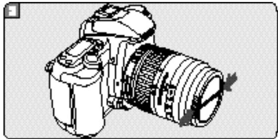 PENTAX MZ7 - MONTAGE DE L'OBJECTIF - 3