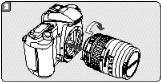 PENTAX MZ7 - MONTAGE DE L'OBJECTIF - 2