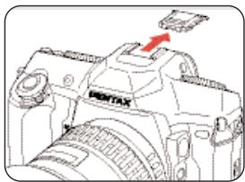 PENTAX MZS - Installation du flash - 2