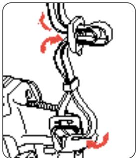 PENTAX MZS - Utilisation de la poche de la courroie - 1