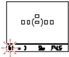 PENTAX MZS - Signal de préconisation du flash - 1