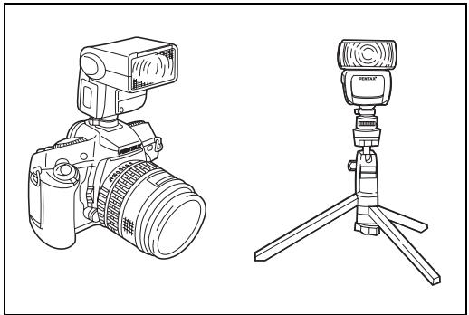 PENTAX AF 360 FGZ - (Utilisation de l'AF360FGZ en combinaison avec un flash incorporé) - 2