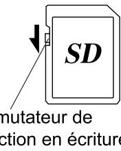 PENTAX OPTIO 50 - Insérer et positionner une carte mémoire SD (Accessoire en Option) - 3