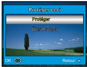 PENTAX OPTIO 50 - Protéger des images/clips vidéo - 3