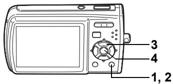 PENTAX OPTIO M30 - Utilisez le bouton de navigation ( ) pour sélectionner les images et les fichiers son que vous souhaitez supprimer et appuyez sur le bouton OK. - 4