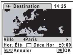PENTAX OPTIO M30 - Réglage de la destination - 2