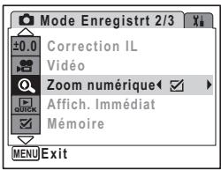 PENTAX OPTIO M30 - Réglage du zoom numérique - 1