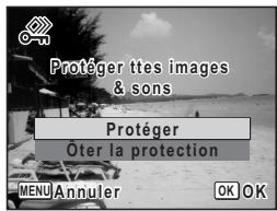 PENTAX OPTIO M30 - Protection de l'ensemble des images et des fichiers son - 2