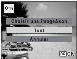 PENTAX OPTIO M30 - Protection de l'ensemble des images et des fichiers son - 1